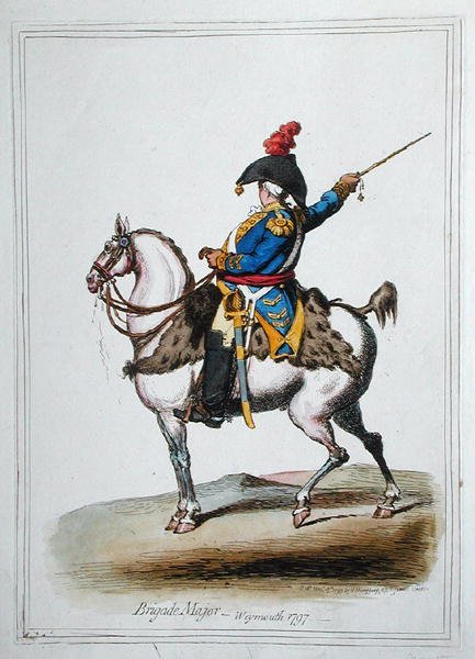 Maggiore di brigata da James Gillray