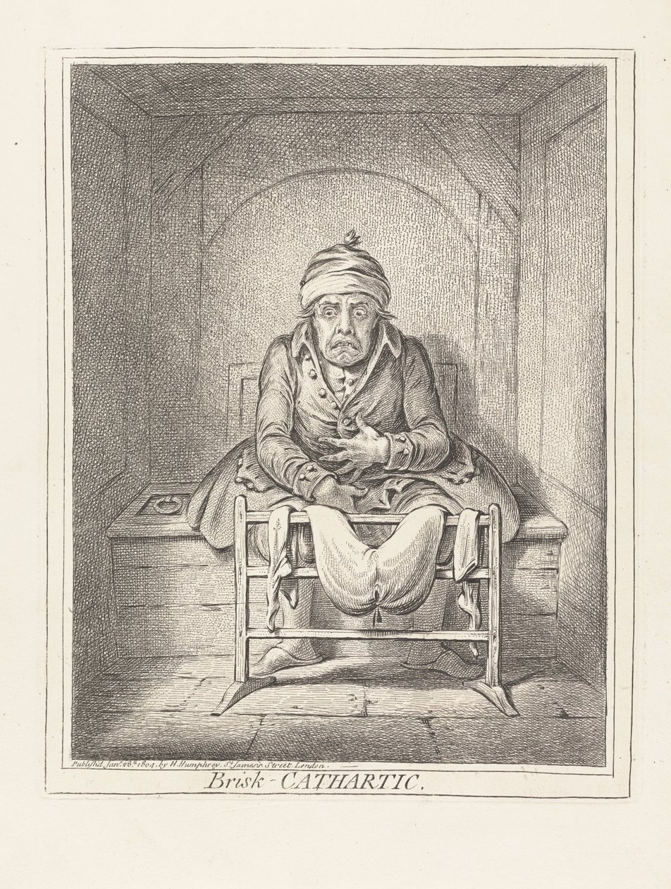 Purgante energico da James Gillray