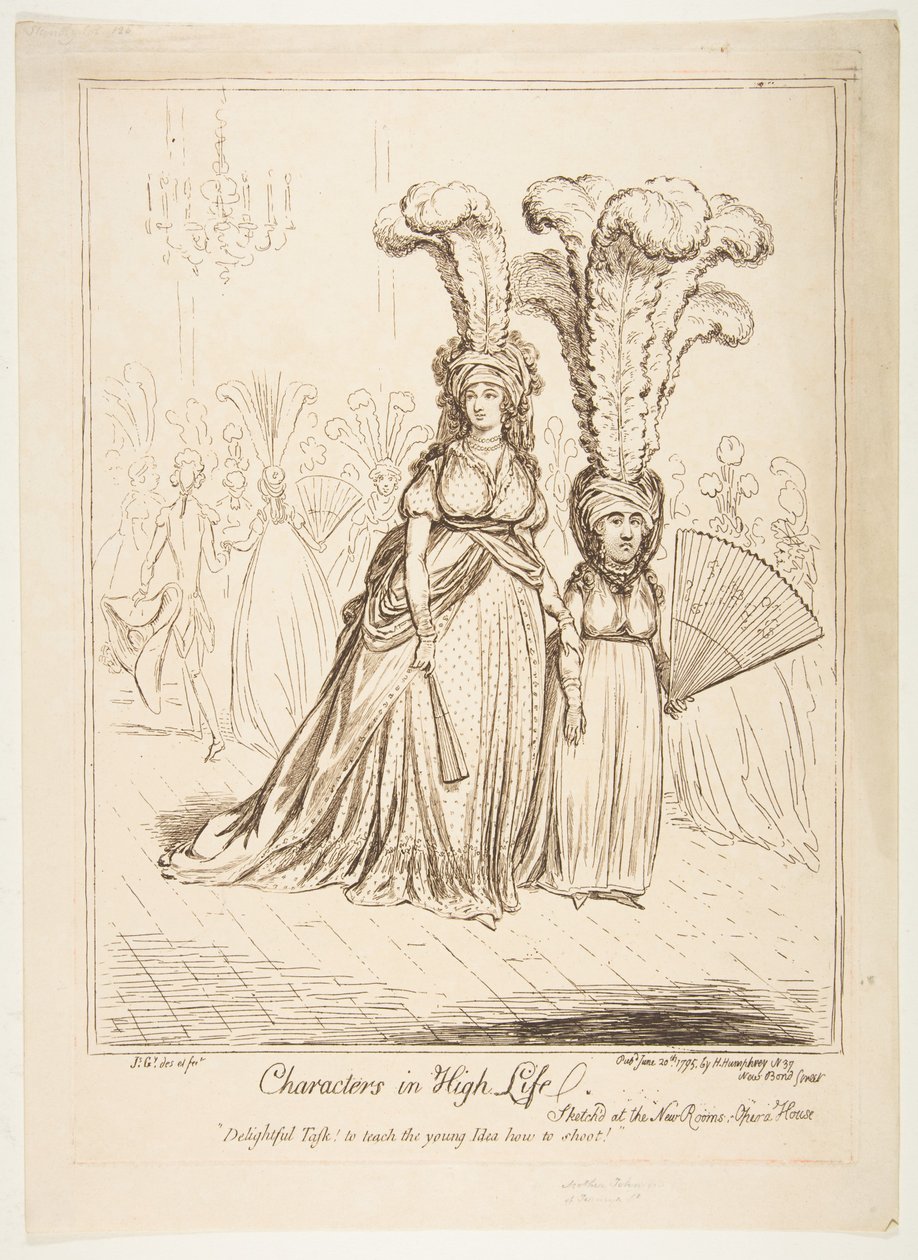 Personaggi di alta vita da James Gillray
