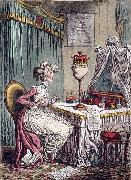 Contemplazioni su una Corona da James Gillray