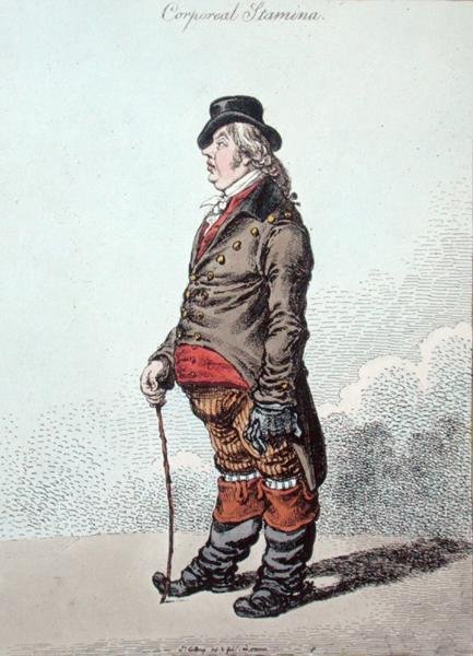 Resistenza corporea da James Gillray