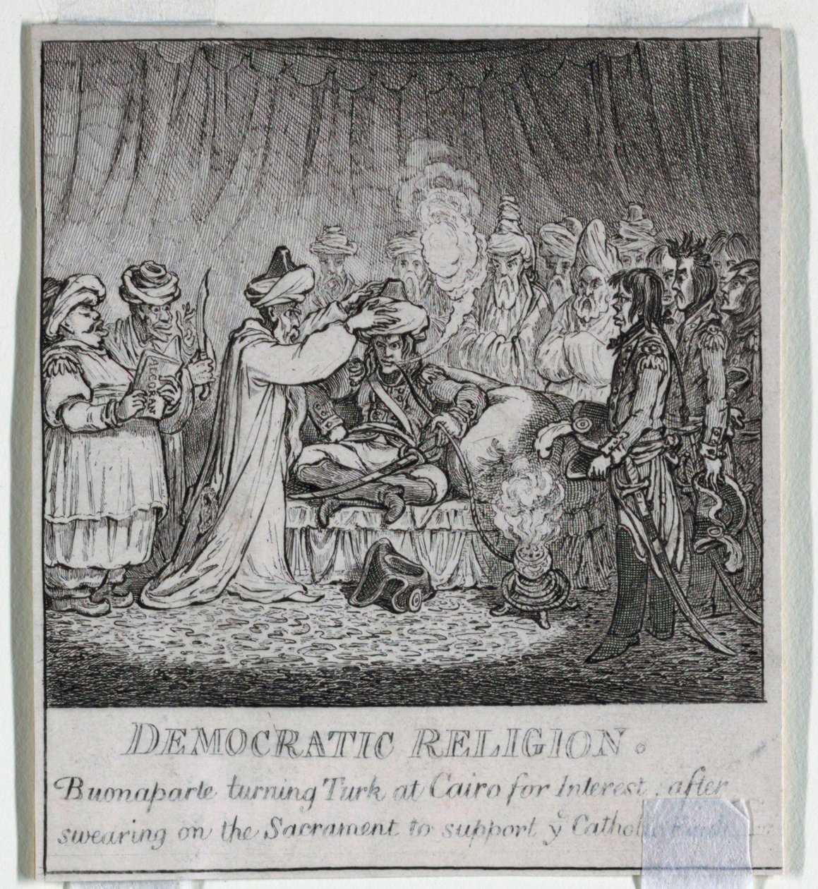 Democrazia, o uno schizzo da James Gillray