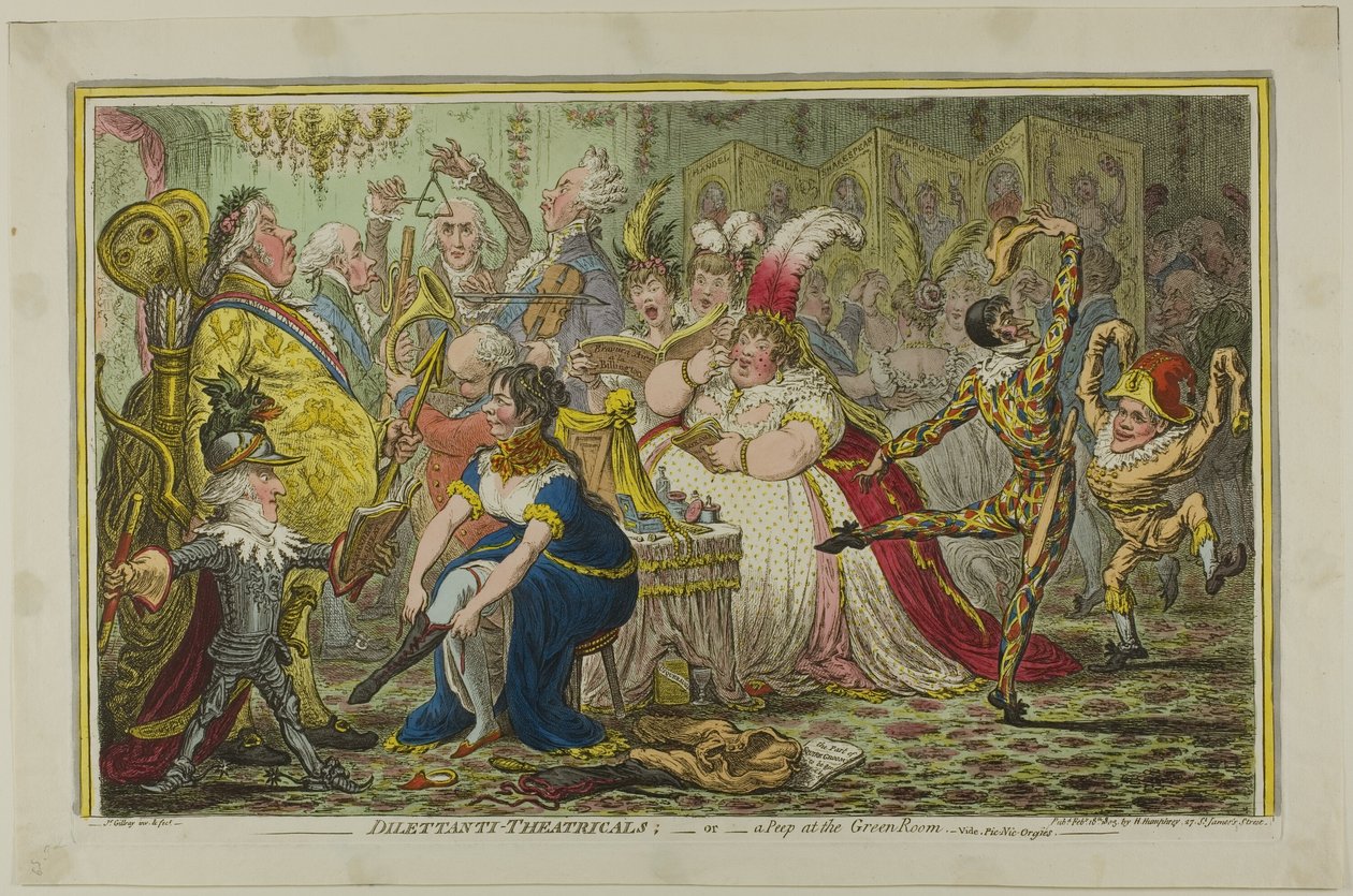 Dilettanti-Theatricals da James Gillray