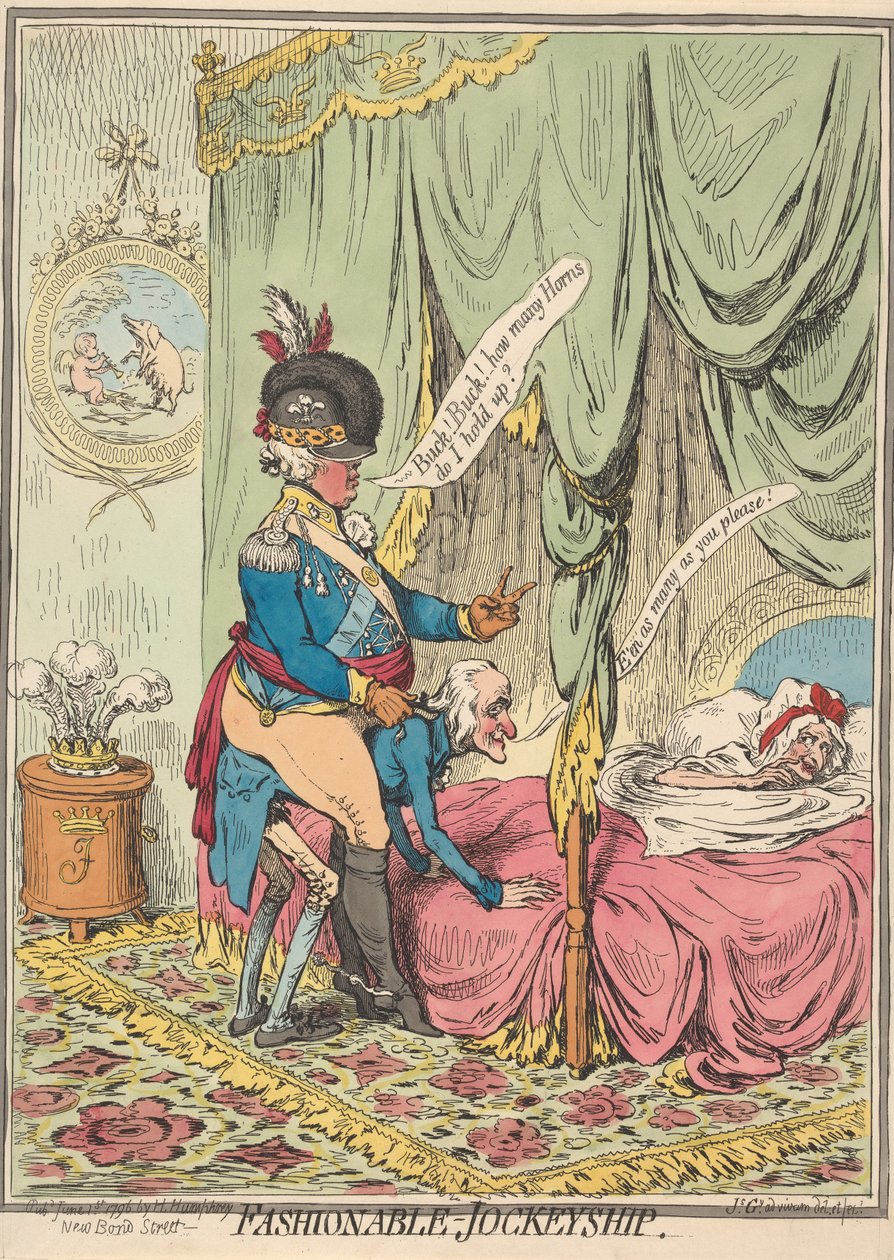 Alla moda -  Jockeyship da James Gillray