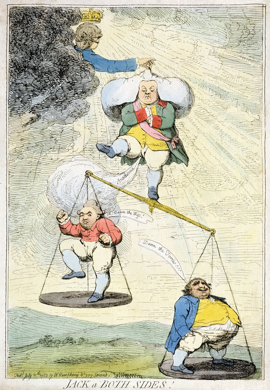 Jack a Both Sides, pubblicato da William Humphrey nel 1783 da James Gillray