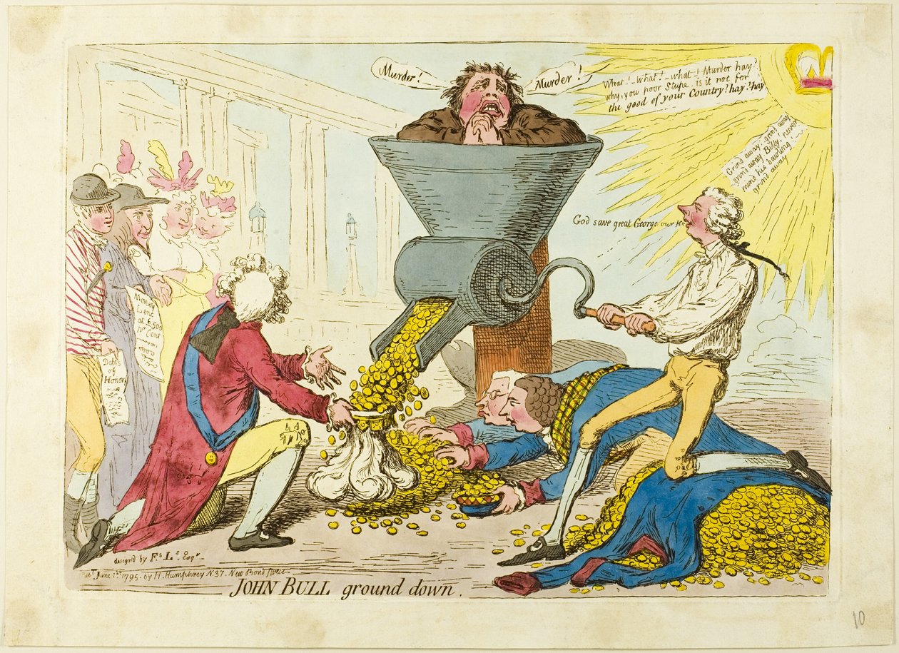 John Bull - Terraferma da James Gillray