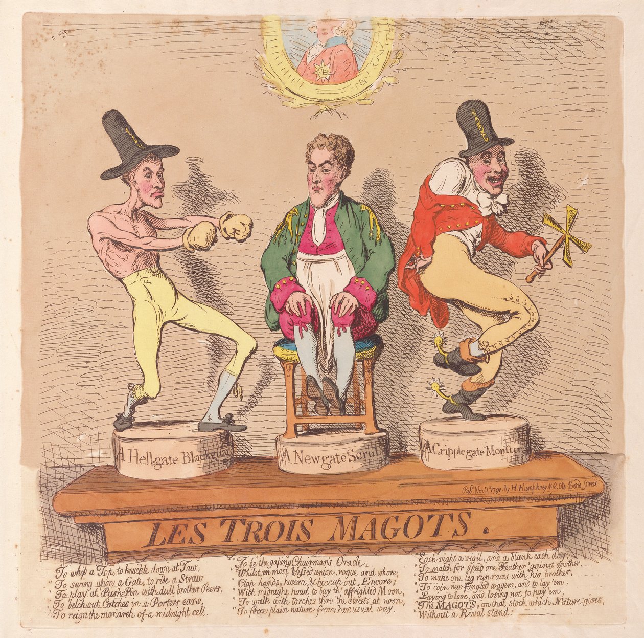Les Trois Magots da James Gillray