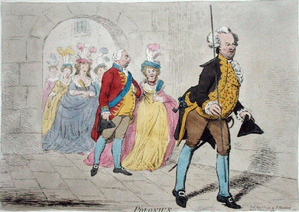 Polonio da James Gillray