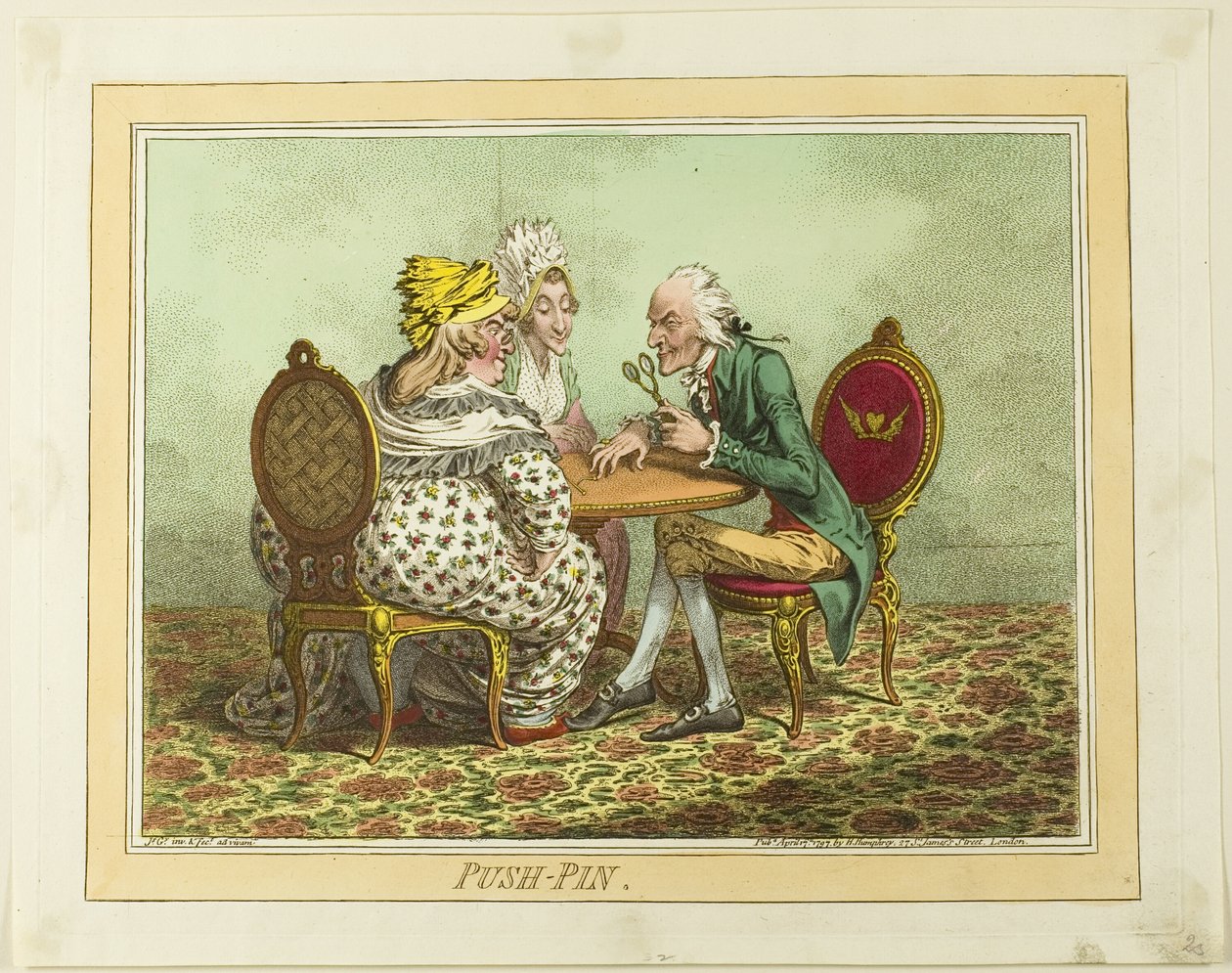 Perno a pressione da James Gillray