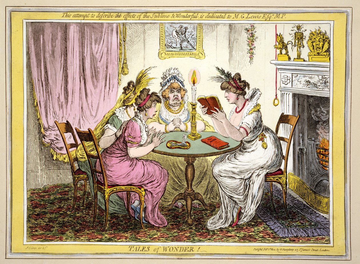 Racconti di meraviglia, pub. H. Humphrey, Londra da James Gillray