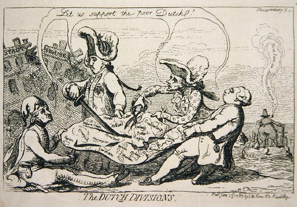 Le Divisioni Olandesi da James Gillray