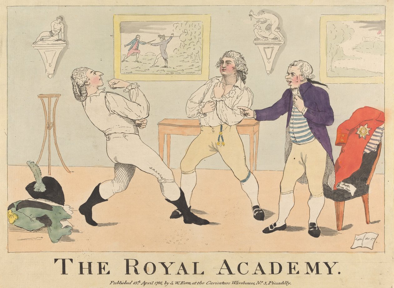 La Royal Academy da James Gillray