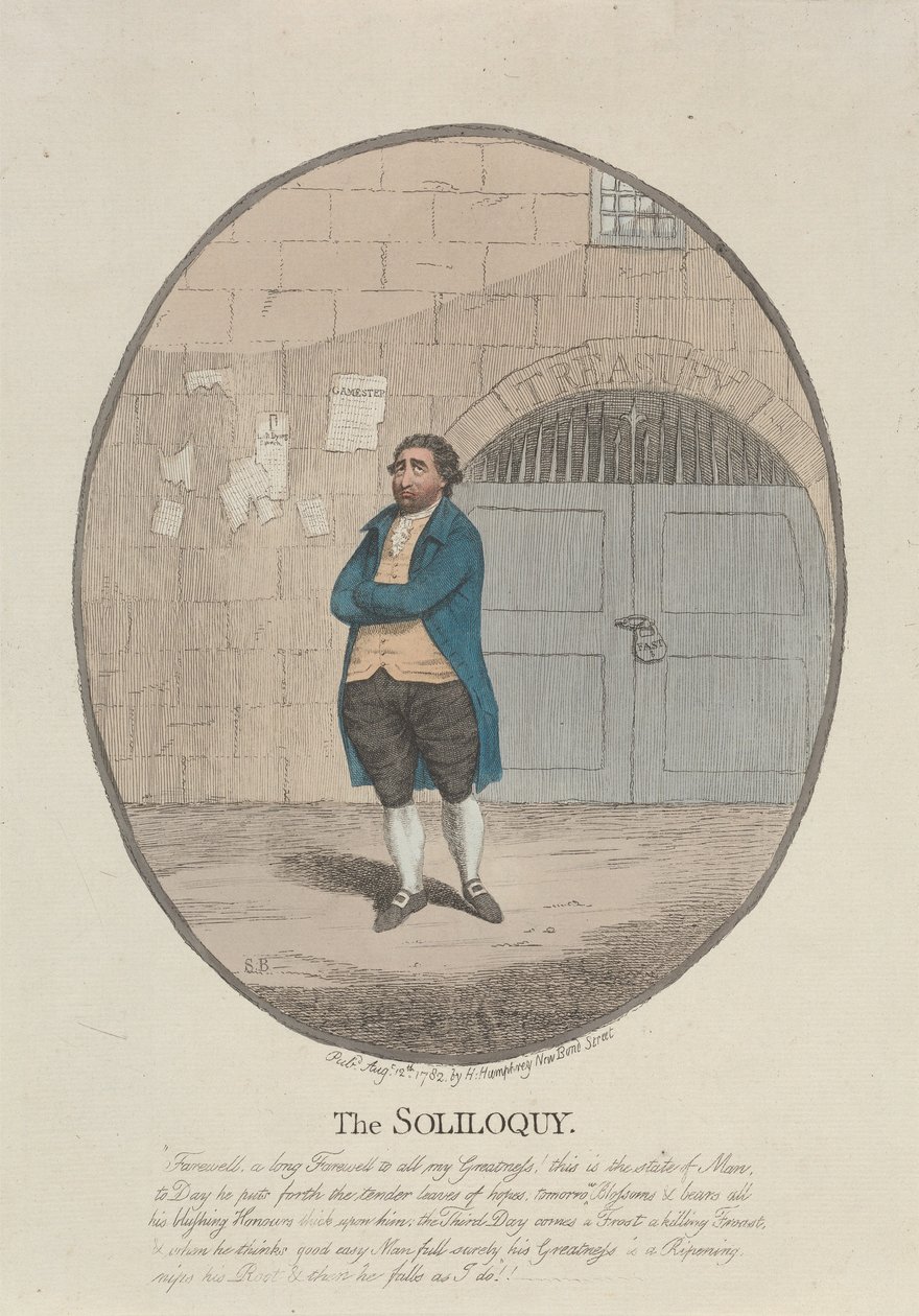 Il soliloquio da James Gillray