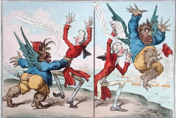 Le Tavole Girate da James Gillray