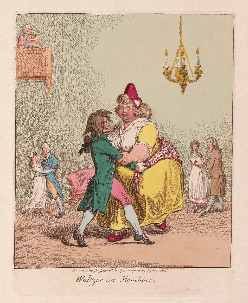 Valzer al fazzoletto da James Gillray