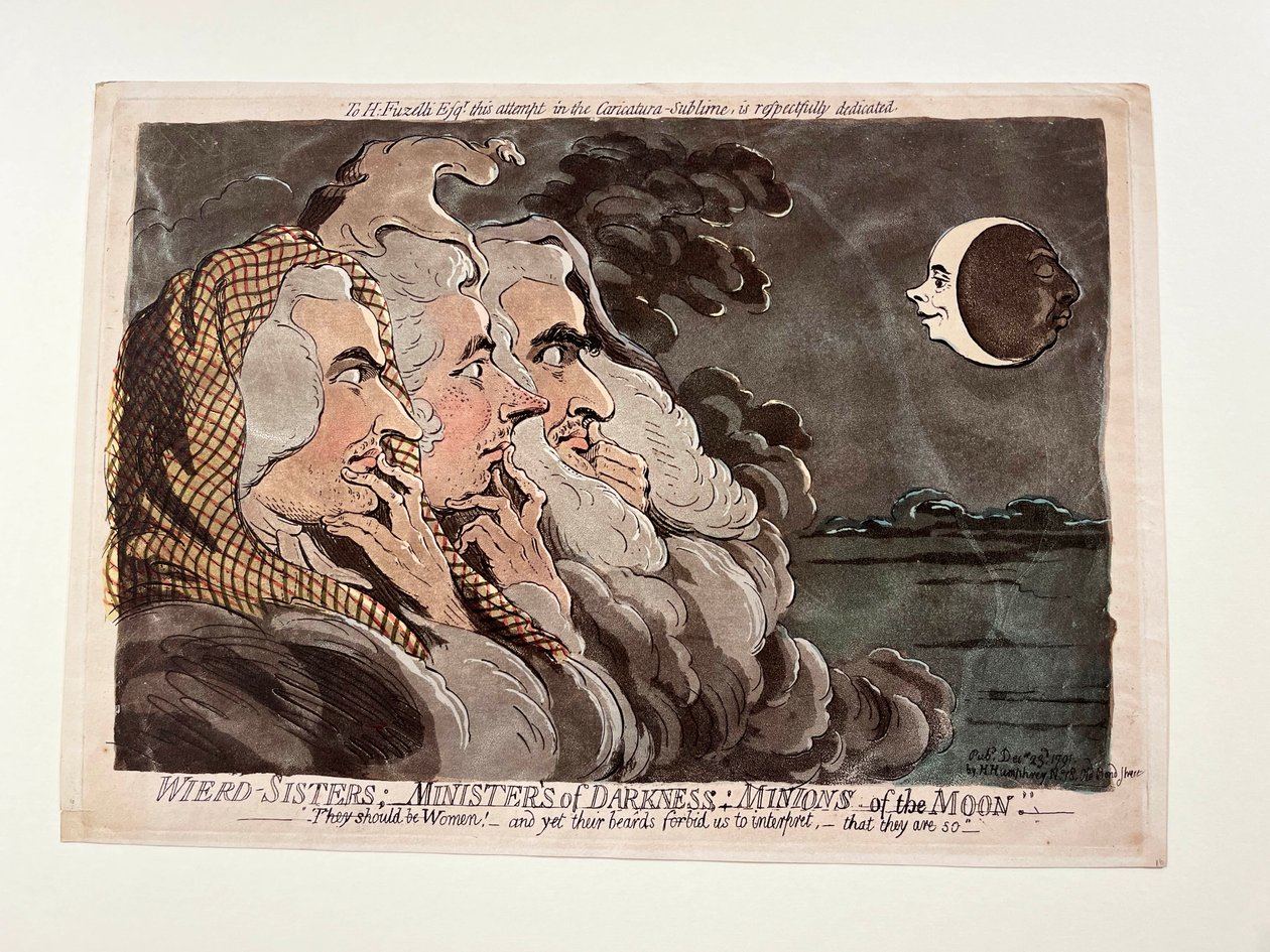 Sorelle Strane; Ministri delle Tenebre; Servitori della Luna da James Gillray