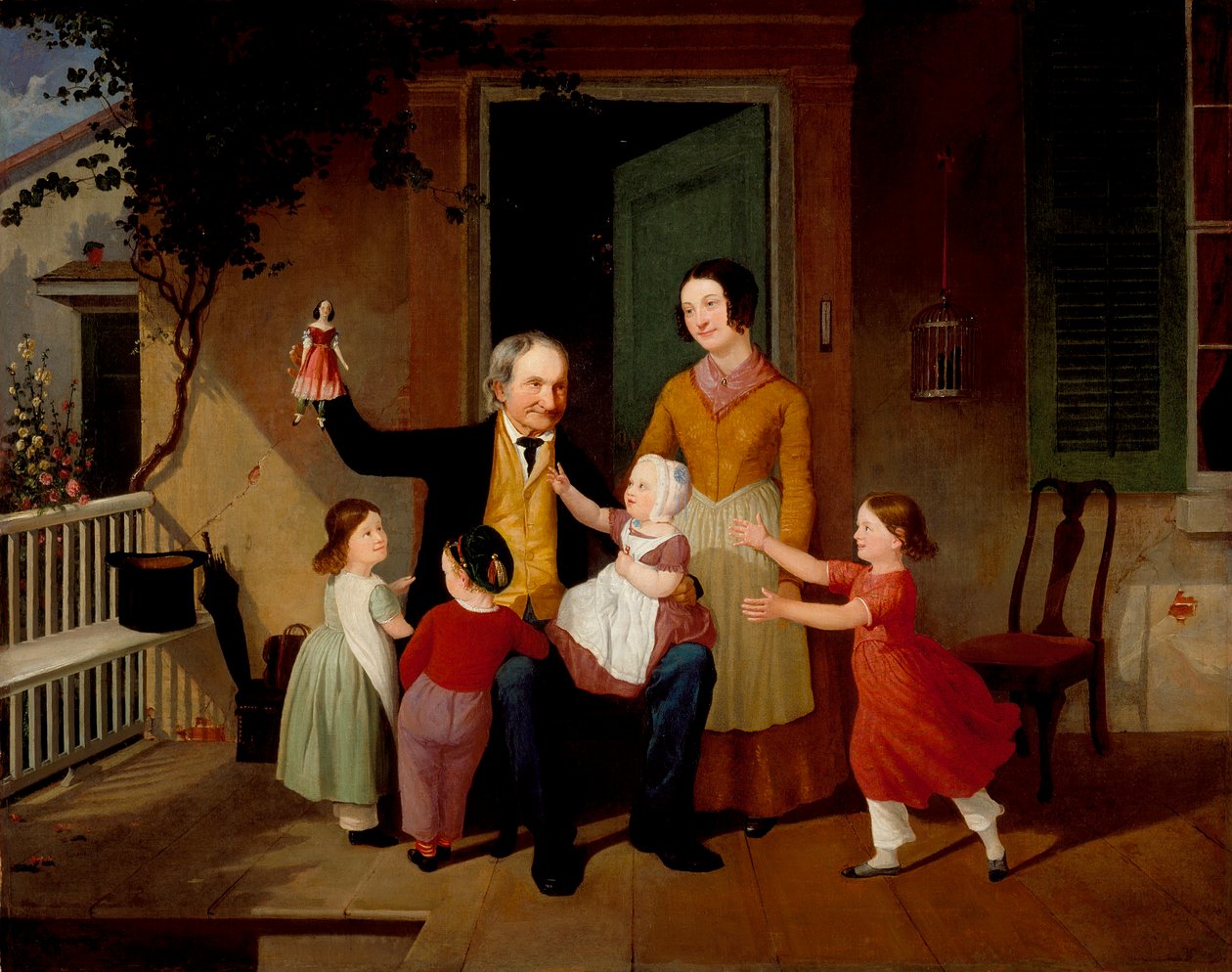 Una visita dal nonno da James Goodwin Clonney