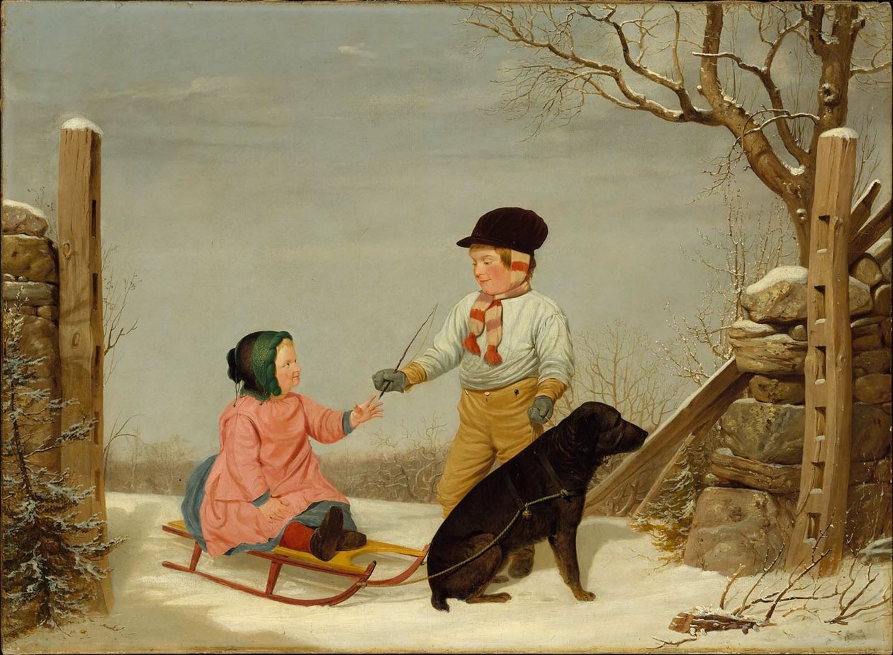 Il viaggio in slitta da James Goodwyn Clonney