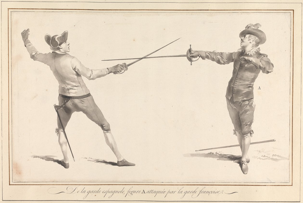 De la Garde Espagnole, Figura A Attaqueé par la Garde Françoise da James Gwin