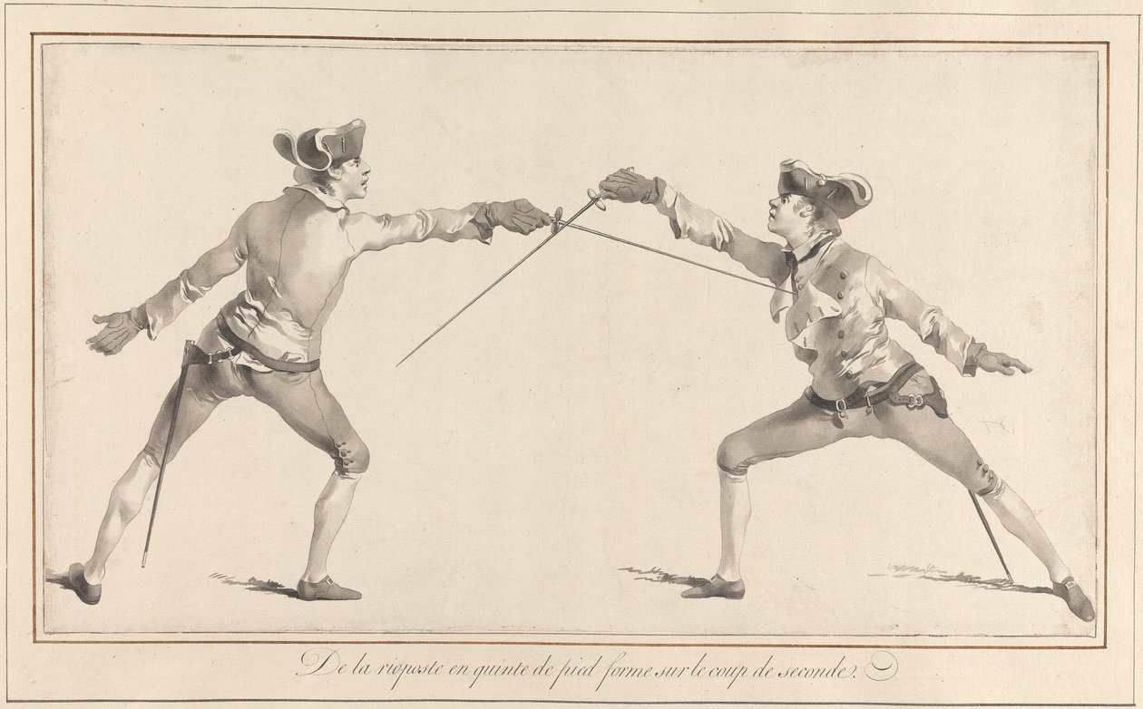 De la Risposte en Quinte de Pied forme sur le Coup de Seconde da James Gwin