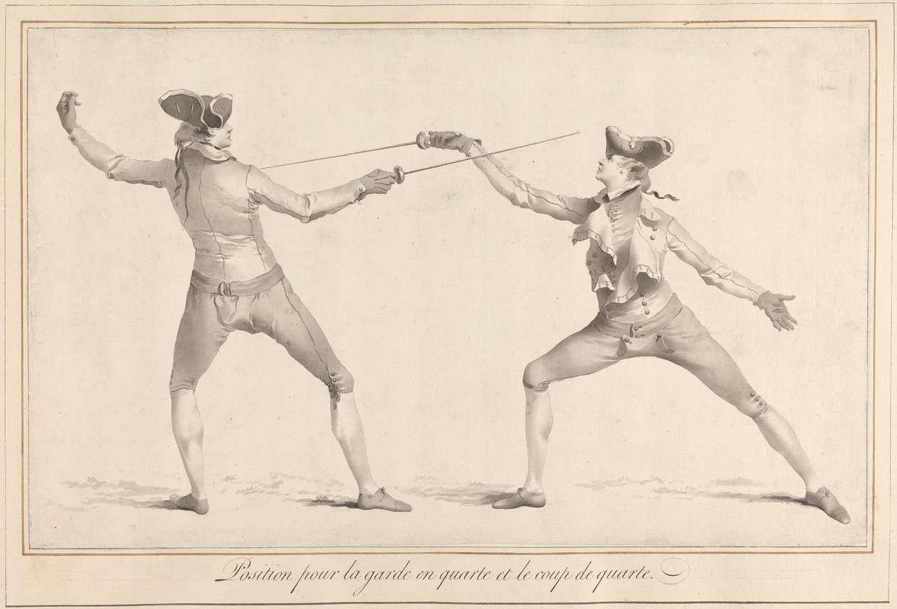 Posizione per la guardia in quarta e il colpo di quarta da James Gwin