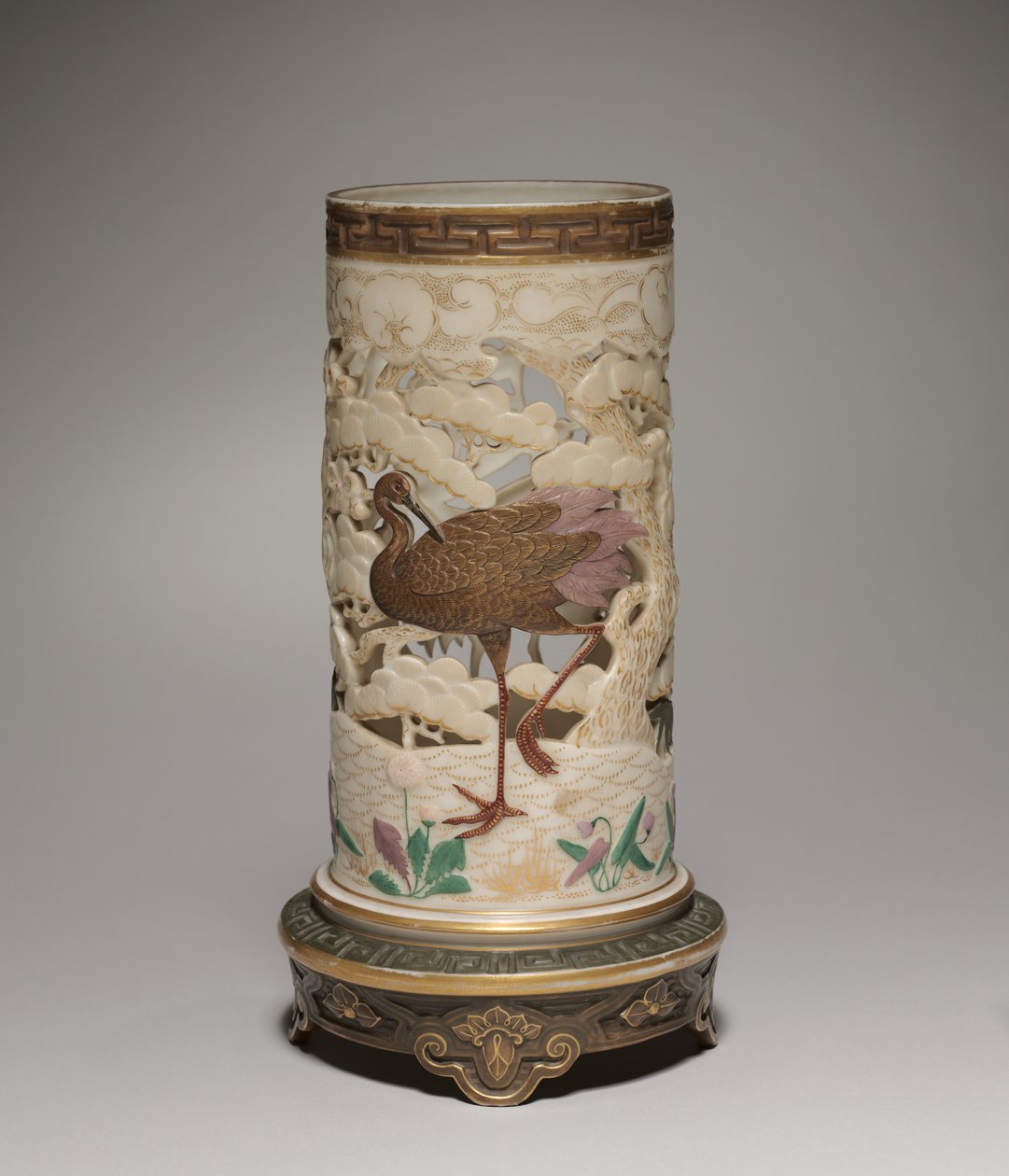 Vaso, manifattura di porcellana di Worcester, 1873 da James Hadley