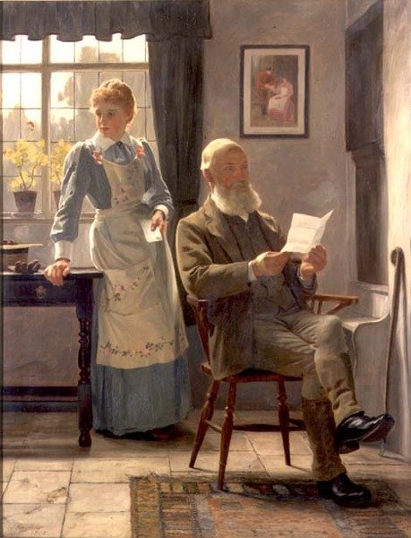 La lettera da James Hayllar