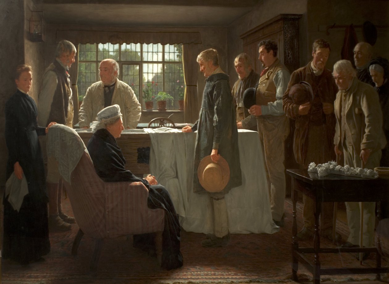 Il vecchio maestro, 1883 da James Hayllar