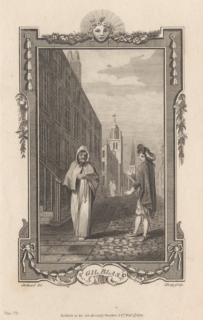 Illustrazioni per “Gil Blas”, tavola VIII da James Heath