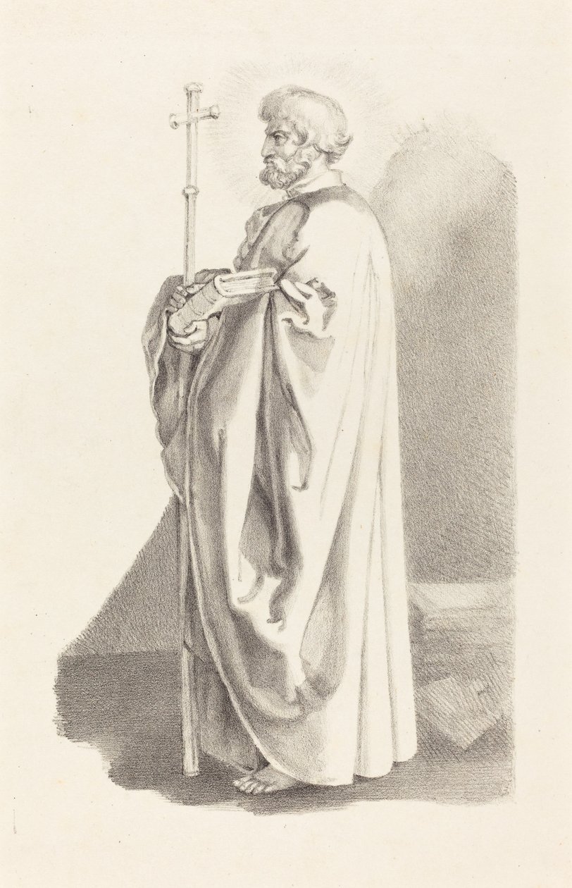 Un apostolo, da Albrecht Dürer da James Henry Lynch after John Flaxman