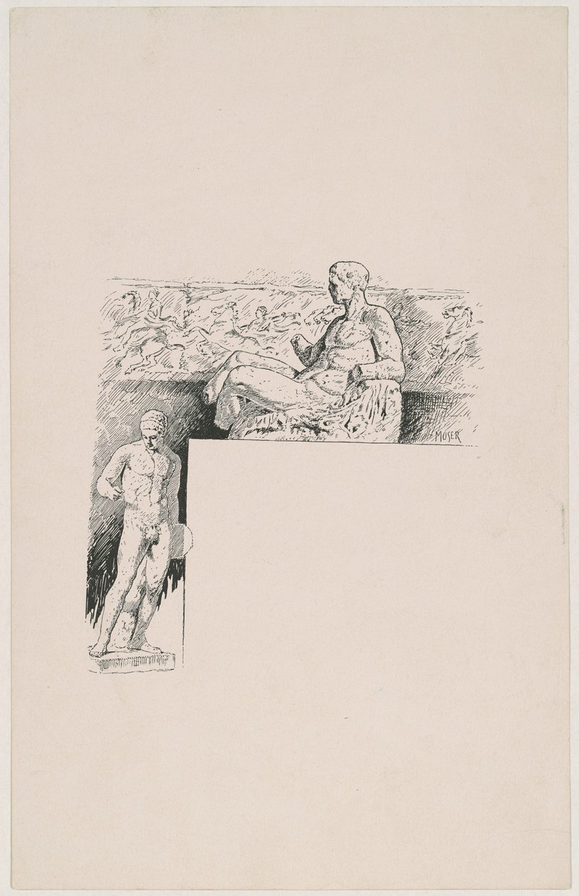 Calchi da scultura antica: Il Partenone da James Henry Moser