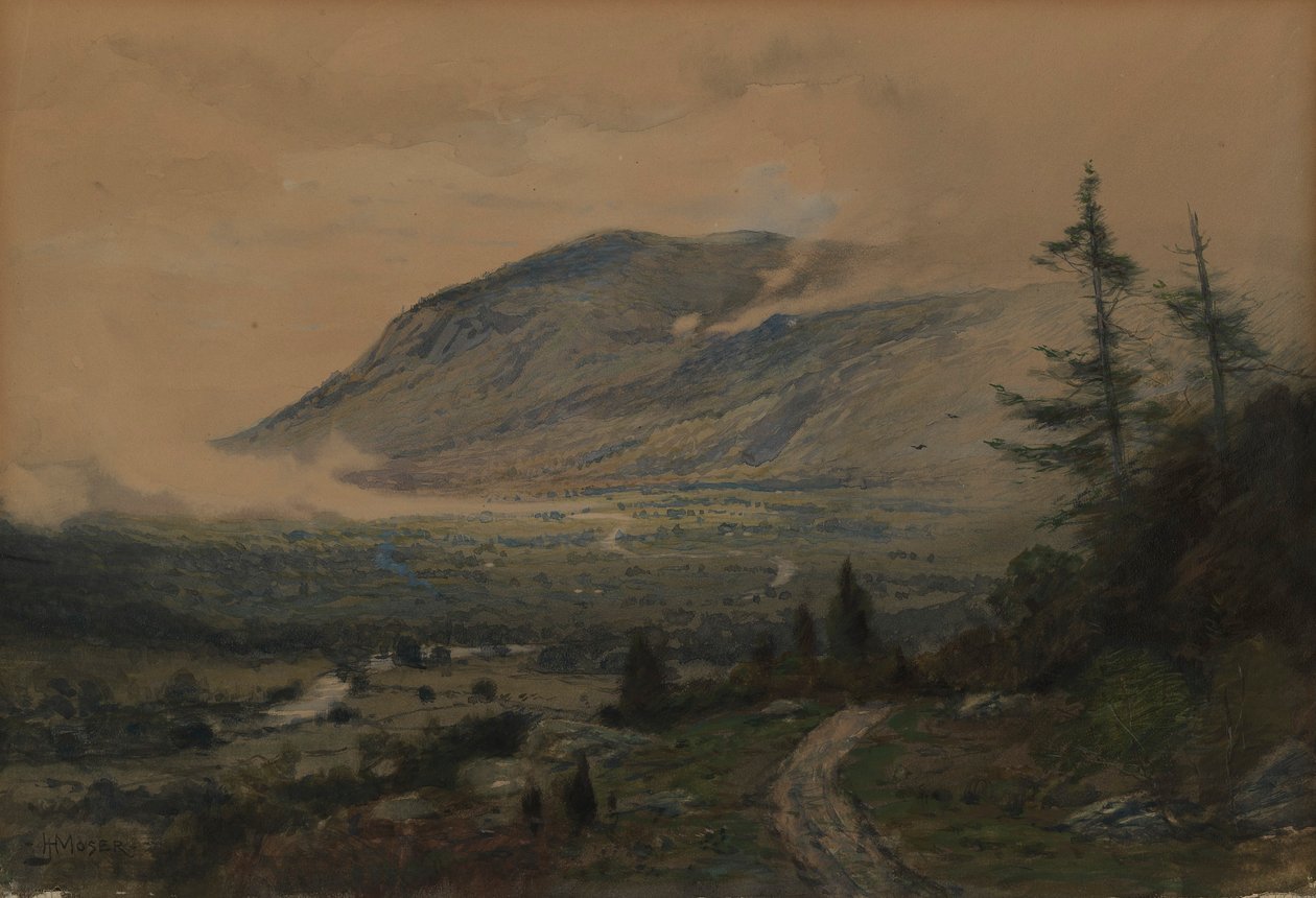 Montagna e valle da James Henry Moser