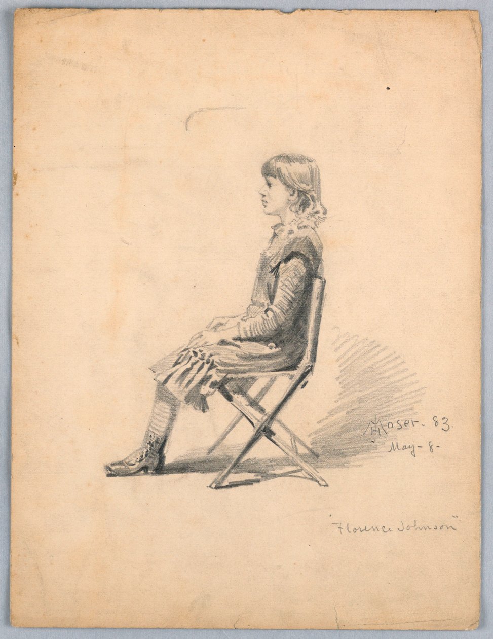 Ritratto di Florence Johnson da James Henry Moser