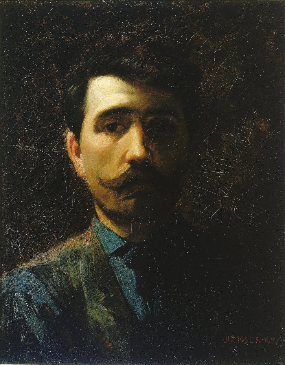Autoritratto da James Henry Moser