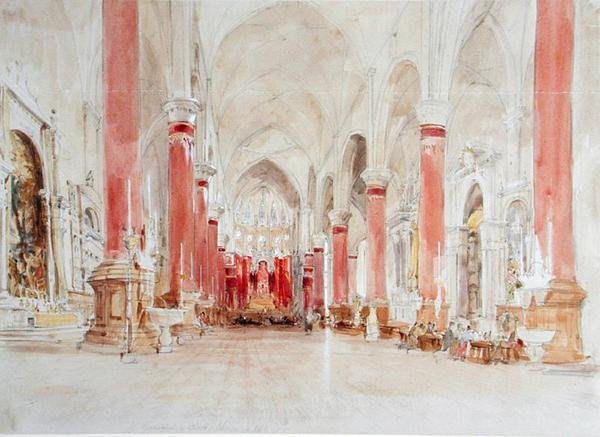 Interno della Chiesa di San Giovanni e Paolo, Venezia da James Holland