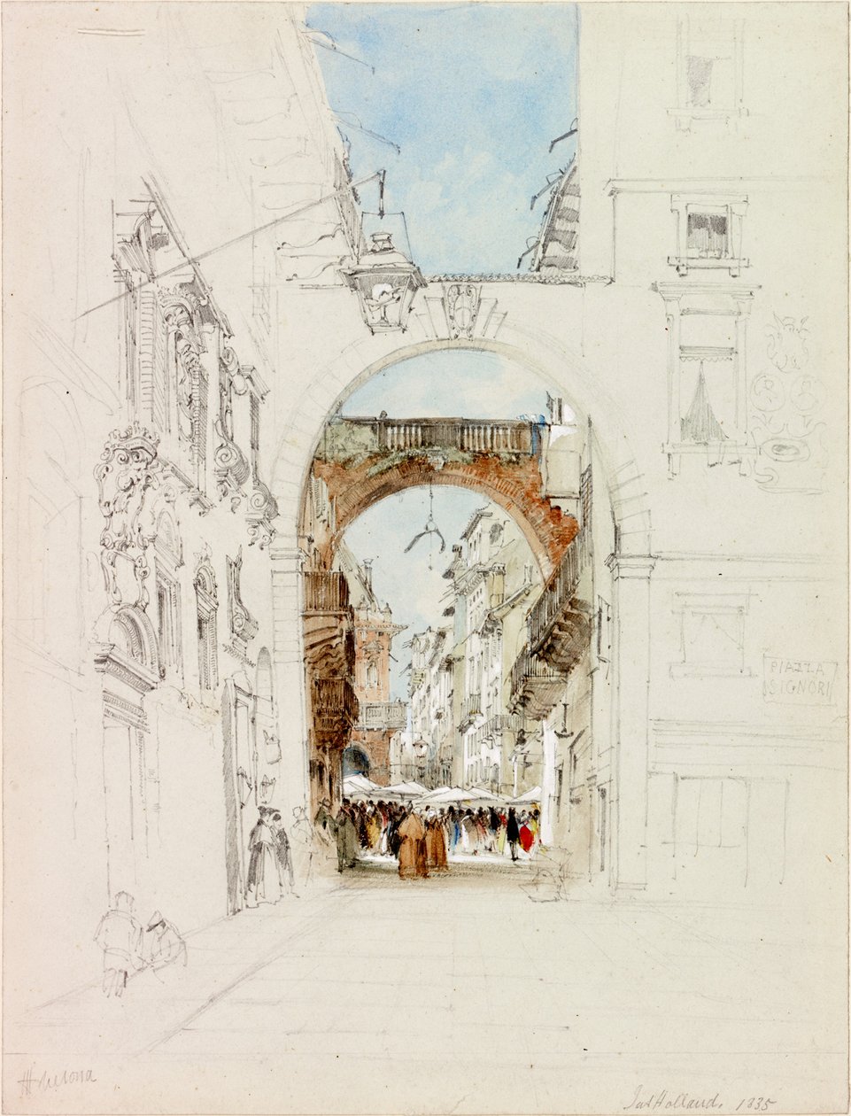 La Piazza dei Signori, Verona da James Holland