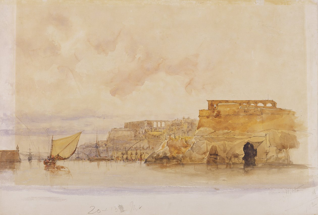 Veduta di La Valletta, Malta da James Holland