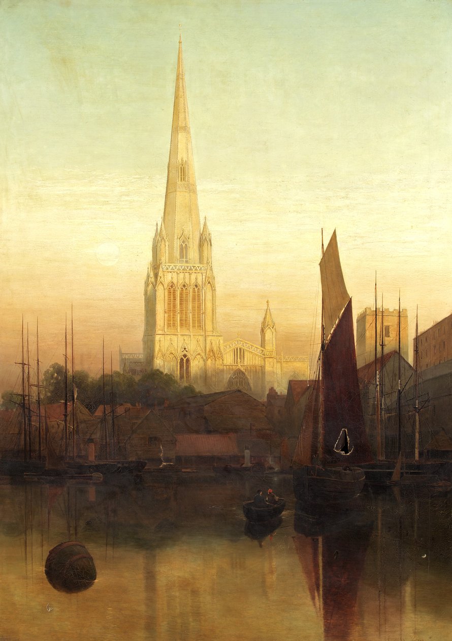 St Mary Redcliffe, Bristol, probabilmente 1886 da James Jackson Curnock