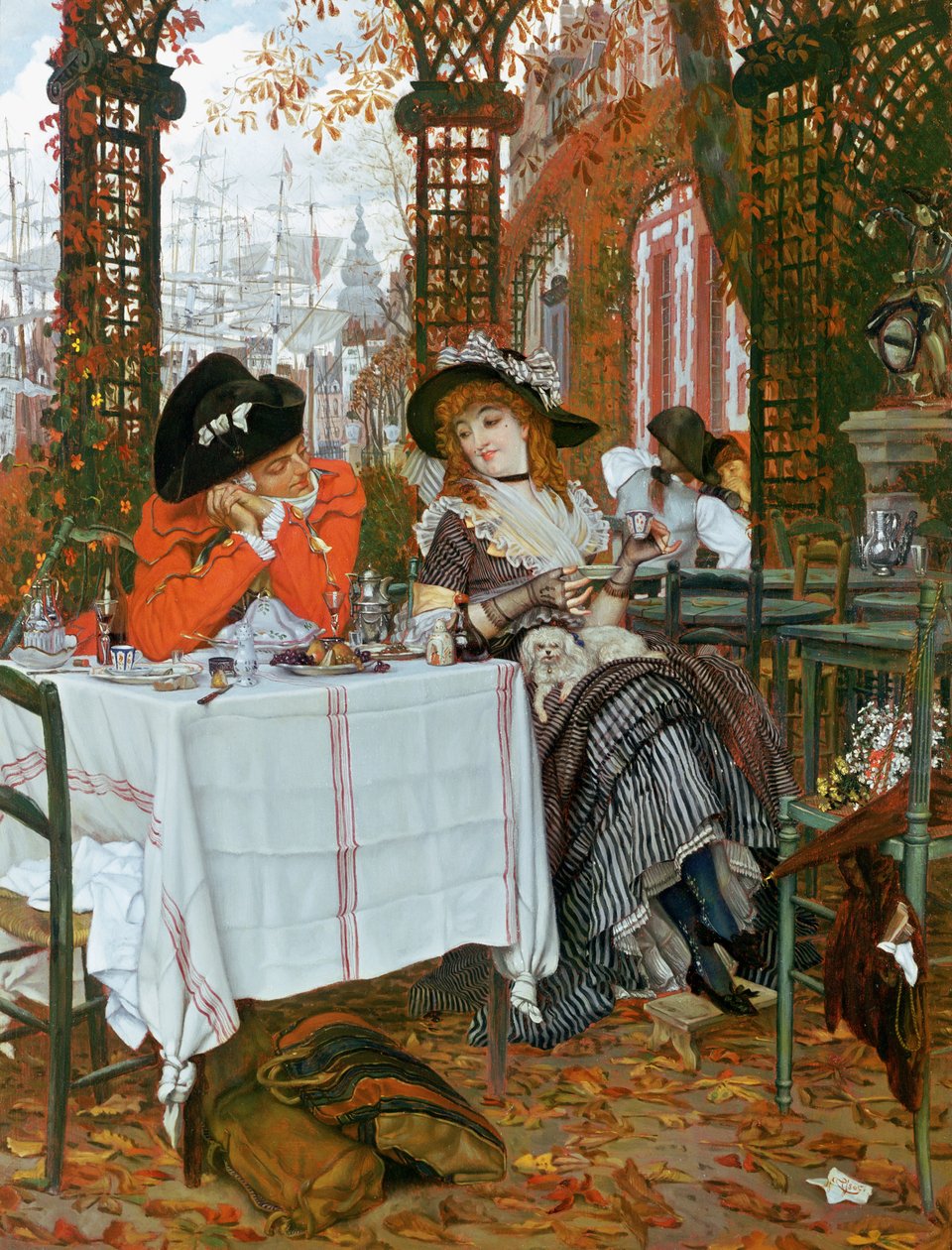 Un pranzo (Un Dejeuner) da James Jacques Joseph Tissot