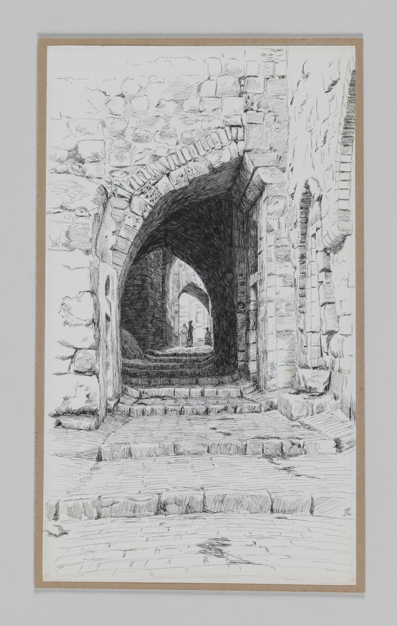 Una strada a Gerusalemme, illustrazione da La vita di Nostro Signore Gesù Cristo da James Jacques Joseph Tissot