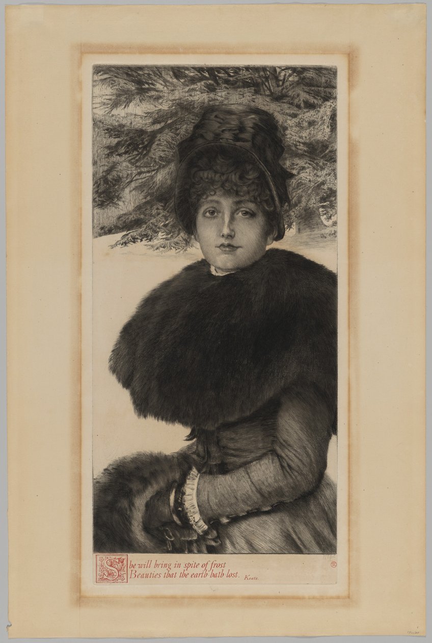 Una passeggiata invernale da James Jacques Joseph Tissot