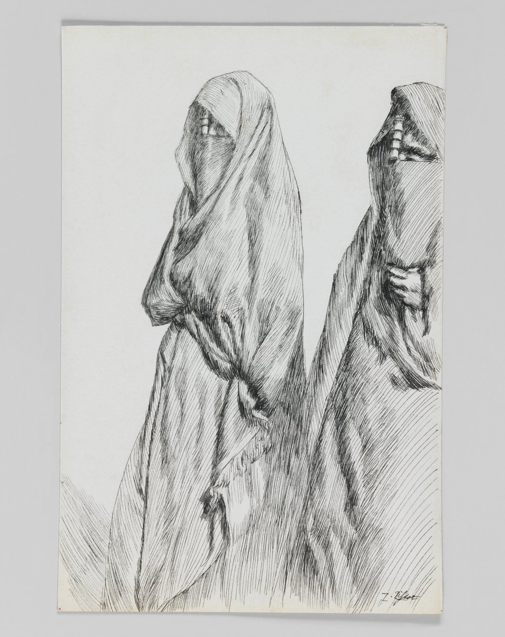 Una strada sul Monte degli Ulivi, illustrazione da La vita di Nostro Signore Gesù Cristo da James Jacques Joseph Tissot