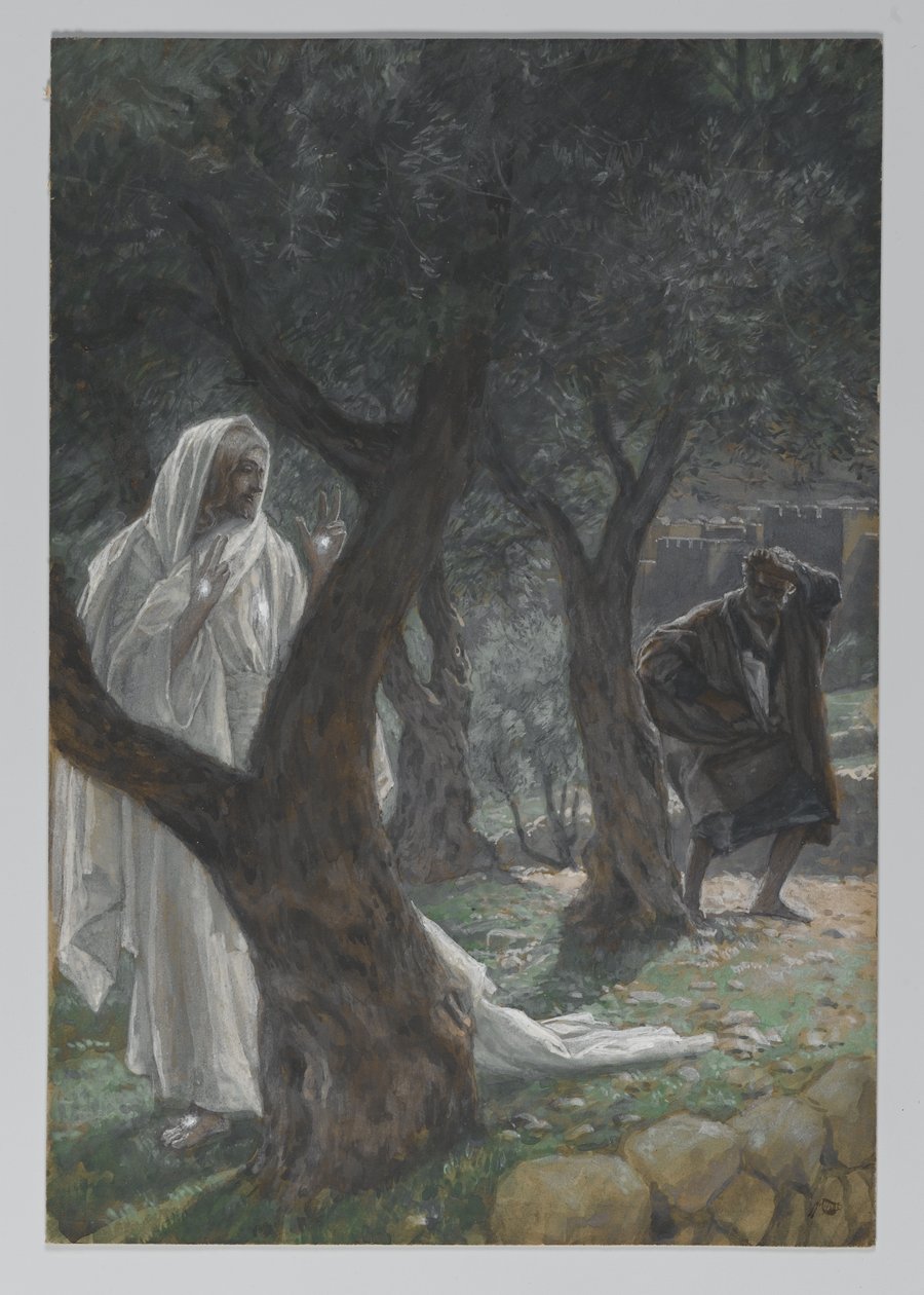 Apparizione del Signore a San Pietro, illustrazione da La vita di Nostro Signore Gesù Cristo, 1886-94 da James Jacques Joseph Tissot
