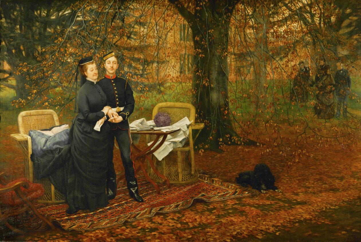 Imperatrice Eugenia, vedova di Napoleone III da James Jacques Joseph Tissot