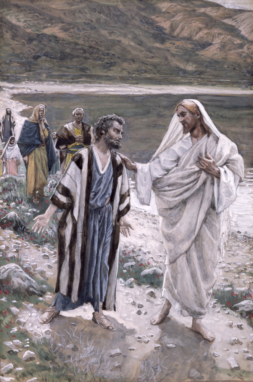 Pasci i miei agnelli, illustrazione per La vita di Cristo da James Jacques Joseph Tissot