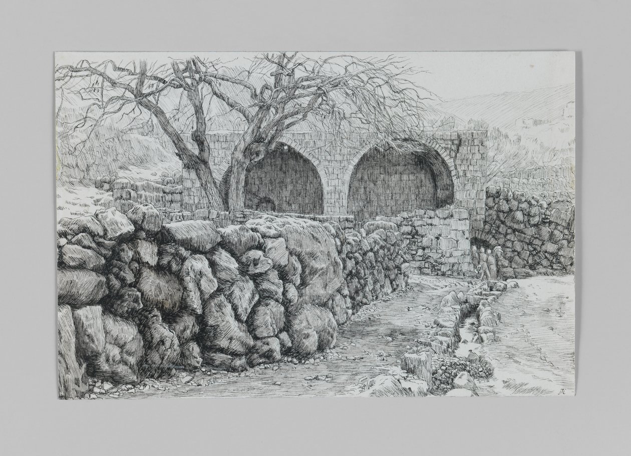 Fontana della Vergine ad Ain-Karim, illustrazione da La vita di Nostro Signore Gesù Cristo da James Jacques Joseph Tissot