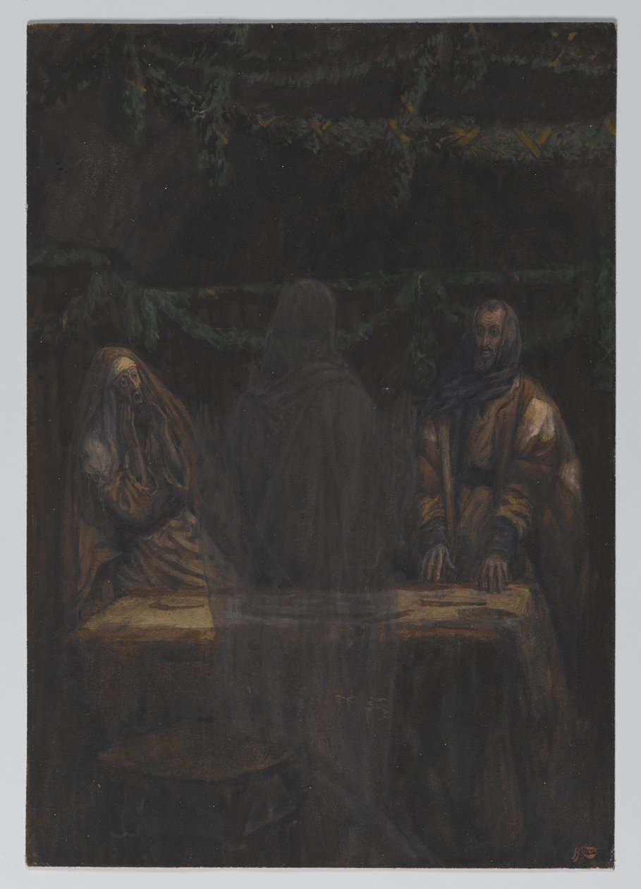 Scomparve dalla loro vista, illustrazione da La vita di Nostro Signore Gesù Cristo, 1886-94 da James Jacques Joseph Tissot