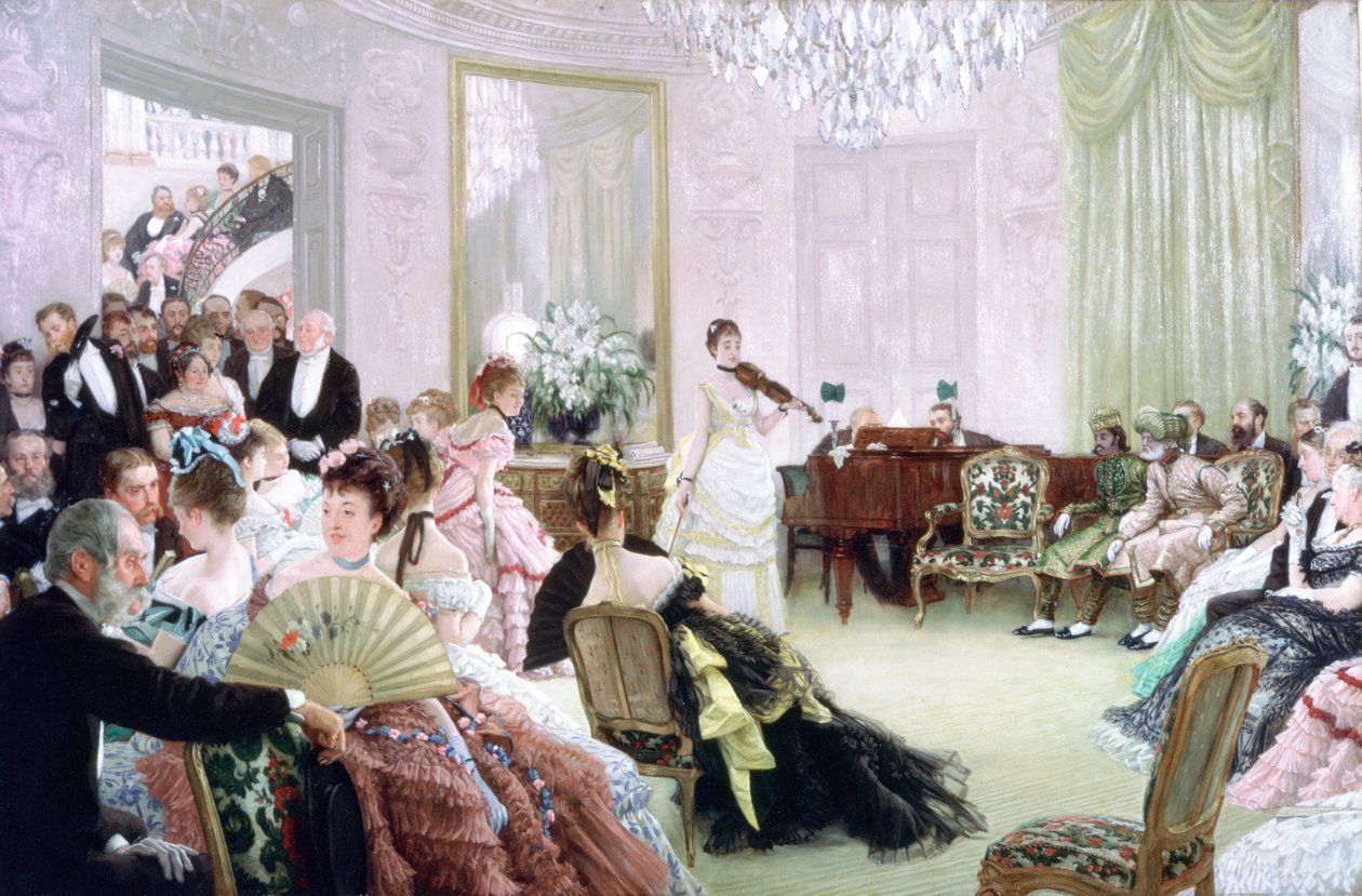 Silenzio!, Il Concerto, c1875 da James Jacques Joseph Tissot