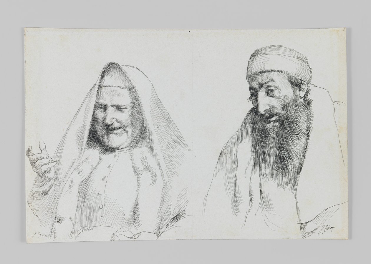 Ebreo ed ebrea, illustrazione da La vita di Nostro Signore Gesù Cristo da James Jacques Joseph Tissot