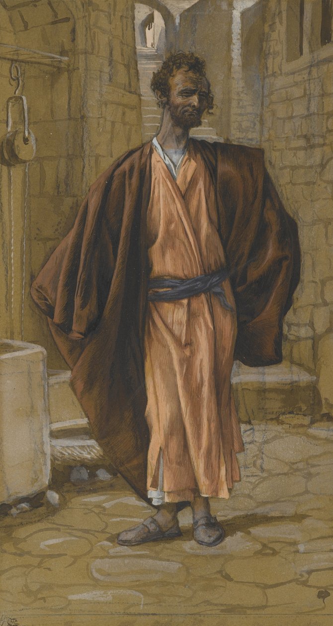 Giuda Iscariota, illustrazione da La vita di Nostro Signore Gesù Cristo, 1886-94 da James Jacques Joseph Tissot